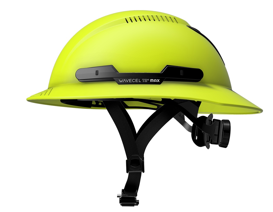 WAVECEL T2+ MAX SAFETY HELMET SAFETY YELLOW - WaveCel T2+ MAX